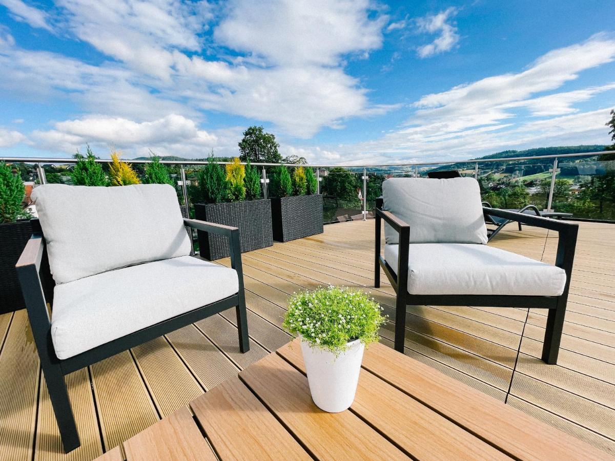 Penthouse Sloneczna Rapsodia - Blisko Parku Zdrojowego - Duzy Taras Na Dachu - Piekny Widok - Winda - Garaz Apartment Rabka Exterior foto